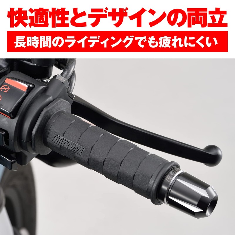 Daytona 15588 Grippy Grip for Motorcycles Handle Diameter Φ1.0 inches