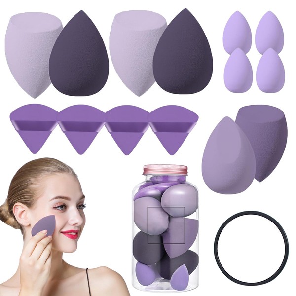 Esponja De Maquillaje Multifuncional 3 En 1, Esponja Maquillaje, Set