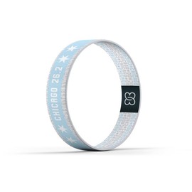 Chicago 26.2 Marathon Fabric Motivational Wristband Berlin Marathon - Size: MEDIUM