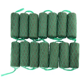 Floral Foam cylinder floral foam 14PCS Cylinder Netting Green Flower Sponge Blocks, 5 x 13cm/1.97 x 5.12in Flower Arrangement Sponge Blocks, for Weddings, Birthdays, Proms Floral Arranging