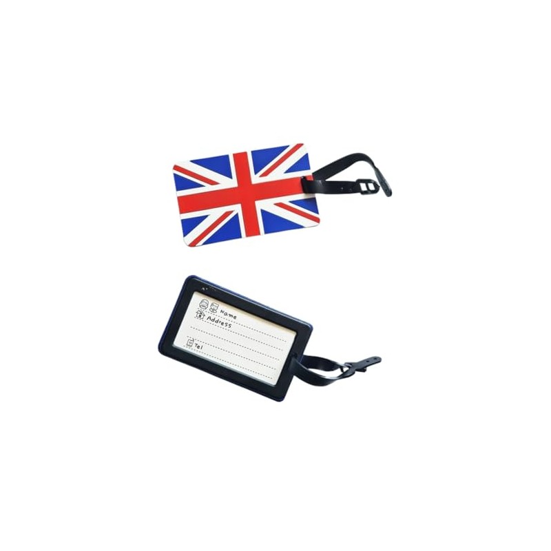 British Union Jack Luggage Tag Holiday Travel Suitcase Great Britain