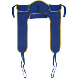 ToHiYWZ Universal Padded Lift U Sling, Polyester Divided Leg Slings for Patient Lifts - Compatible with Hoyer, Invacare, McKesson, Drive, Lumex, Joerns and More 450 lb(XL)