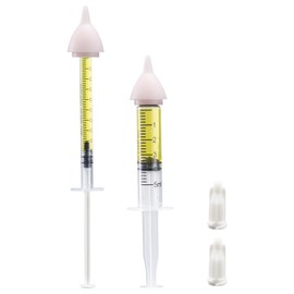 Pet Feeding Kit, Kitten Bottle Feeding Kit, Newborn Kitten Supplies, Fit for Feeding Newborn Puppies, Kitten, Squirrel, Rabbit, Hamster, 1 Milk Bottles, 2 Pet Nipple