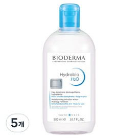 Bioderma Hydrabio H2O Cleansing Water, 500ml, 5 pcs / 바이오더마 하이드라비오 H2O 클렌징 워터, 500ml, 5개