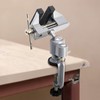 QWORK 3" Universal Tabletop Clamp Vice Tilts Rotate 360°, Portable