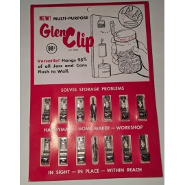 Cassel Craft New NOS Cassell Craft Brand "Glen Clip" Jar Hanger. Cool Vintage Item