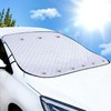 Laihur Car Windscreen Cover, Windscreen Sun Shade, 9 Magnet, Block