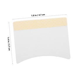 Baluue Extension Remover Pads 40 Organic Cotton Rounds Non-irritating Multiuse Skincare Tools for Face and Nails