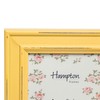 Hampton Frames PALOMA 4x6 (10x15cm) Yellow Picture Photo Frame Glass