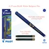 PILOT 842 B V7 Hi-Tecpoint BLACK BLUE Rollerball Pen 0.7mm