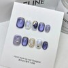 Hantyer Handmade Press On Nails 10pcs For Women(A81,M)