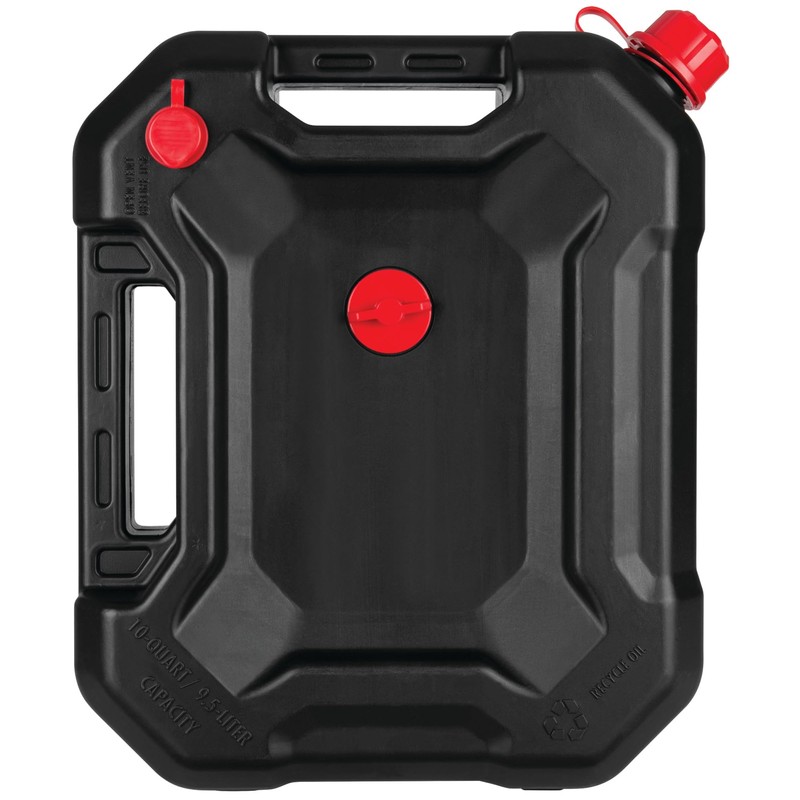 Performance Tool W4076 10-Quart Oil Drain Container, Deep Drain Well,