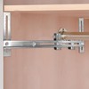 Cabinet Hardware Jig Template Stainless Steel Closet Hanging Rod Locator