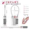 NAGE Padlock, 4 Digit Tsa Lock, Small Dial Lock, PIN