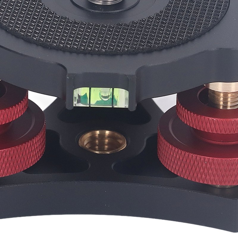 Tripod Head Leveling Base Camera Leveler Aluminum Alloy 3/8 Inch