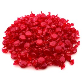 Cinnamon Hard Candy Individually Wrapped - Bulk Candy (5 lbs) - Red Candy for Candy Buffet - Cinnamon Discs - Red Candy
