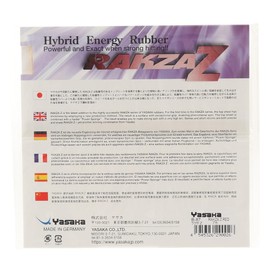 Yasaka Rakza Z Table Tennis Rubber (2.0, Red)