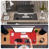PATIKIL Large Desk Mat, 48"x17" Non-Slip Waterproof PU Leather Desk