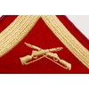 USMC Gold on Red Chevron, Male, Lance Corporal L/Cpl