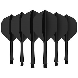 CyeeLife Integrated Dart Flights & Shafts, Dart Flight & Stems - 6 Pack, 2BA Thread | One-Piece Design for Enhanced Durability and Precision