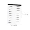 WOONEKY Men's Eyebrow Makeup Tool 20 Pairs Waterproof Stickers Realistic