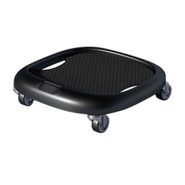 Abdominal Training Wheel Plate Strengthen Core Muscle Group Silent Wheels Exercise Workout Roller Disc Black