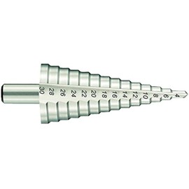 HSS Step Conical Drill Bit Straight Flutes | T Line Diameter 4 > 30 mm