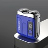 Mini Electric Shaver for Men – Rechargeable Dual Blade Beard