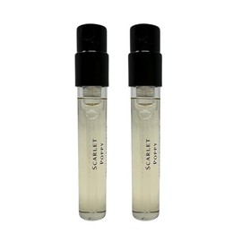 2 J.Malone's Scarlet Poppy Cologne Intense Spray Sample Vial 0.05 fl.oz./ 1.5ml each