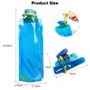 hautllaif 700ml Large Foldable Water Bottle Fully Collapsible Stock Bottle,