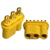 MR-30 Connectors (4 male pcs) 3 straight lines [#3927-30-ST3U-4M] [Eagle