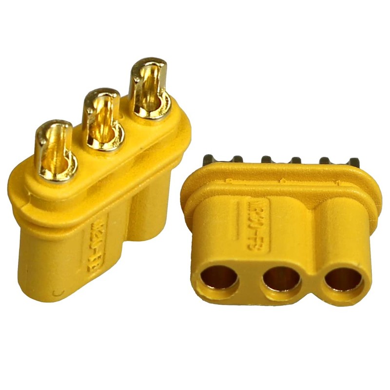 MR-30 Connectors (4 male pcs) 3 straight lines [#3927-30-ST3U-4M] [Eagle