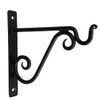 Hand Forged Metal Plant Hanger Bracket Outdoor Modern Farmhouse Hanging
