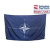 4x6' NATO Flag - Durable All-Weather Nylon, Reinforced Fly End