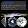 Bricologht 4x 5.75" 5-3/4" GLASS LED Headlights High-Low Beam For
