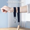Quprofa Quprofa Scalable Wristlet Keychain,Cool Stretchy Lanyard Strap with Metal