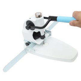 Paper Hole Punch for Home, Manual Single Hole Punching Machine for School Office with 3 Drill Needles(0.12” 0.16” 0.31”D) - Punches Up to 300 Sheets