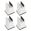 4pcs Adjustable Furniture Risers with Screw Clamp Rubber Bed Couch