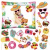 COLOFALLA Photo Box Accessories Hawaii Inflatable Photo Frame Photo Props