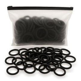 100 Ligas para Cabello Mujer, Sin costura, Donas Elásticas Resistentes de Algodón, No Dañan ni Marcan el Pelo, niñas y adultas, scrunchies para coleta.