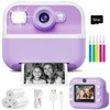 Instant Camera, Front Rear Dual Selfie Kids Camera with 1080P