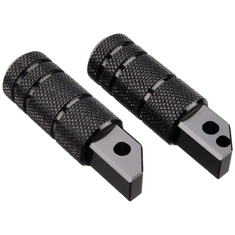 Hurricane HF5114B Foot Pegs Knurled Black Anodized Rear