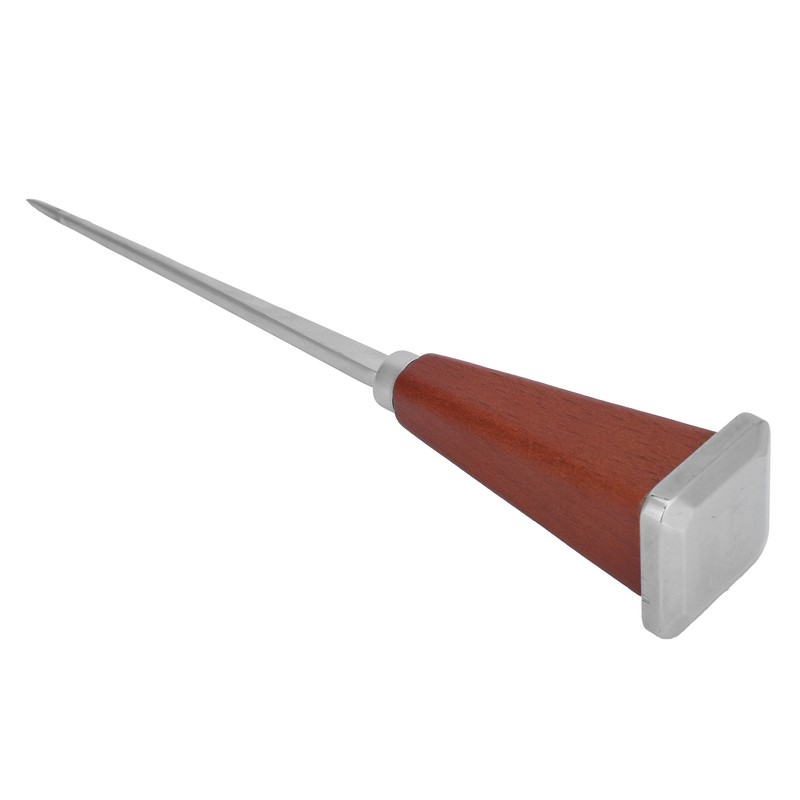 Ice Pick Stainless Steel Ice Pick with Wood Handle Bartender