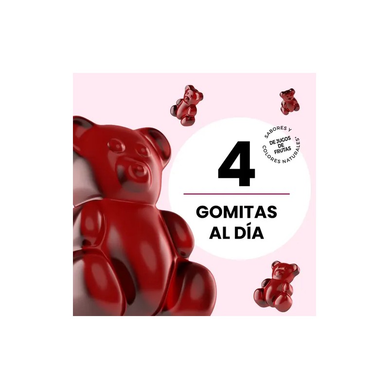 Belabear Ácido Hialurónico 60gomitas Frambuesa Solanum Frambuesa