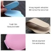 OFBAND Magnetic Sunglass Holder for Visor, PU Leather Car Organizer,