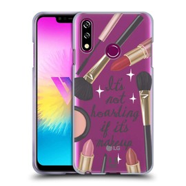 Head Case Designs Cosmetics Makeup Obsession Soft Gel Case Compatible With LG W10