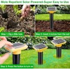 Ultrasonic Mole Repellent Outdoor, 6 Pack Gopher Repellent Solar-Powered for