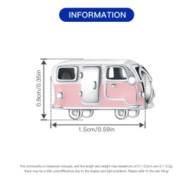 CYMYSS Charms Pendant 925 Sterling Silver Bead Charms for Women Charm Stopper Safety Chain Bracelet for European Bracelets and Necklaces, Sterling Silver, No Gemstone