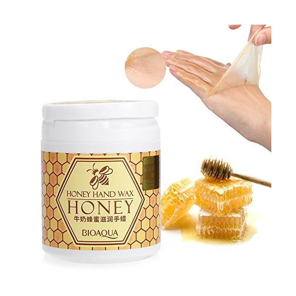 Wax Hand Mask, 170g/Bottle Milk & Honey Exfoliate Hydrating Nourish Whitening Hands Care Tool