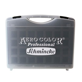 Schmincke - Aero Color Plastic Case for 24 x 28 ml Bottles, 81 924 097, for Individual Filling with Finest Liquid Acrylic/Airbrush Paints